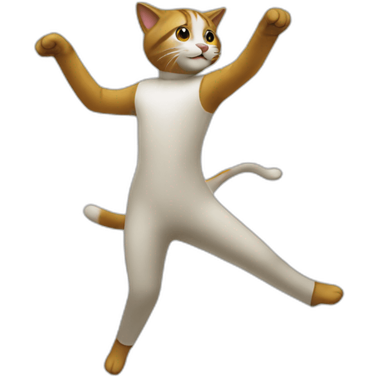 Un chat qui danse emoji