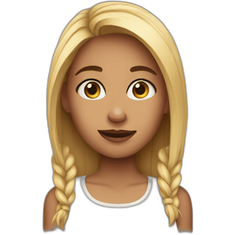 Girl from nowhere emoji