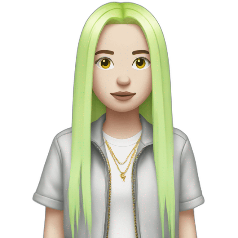 billie eilish full body emoji