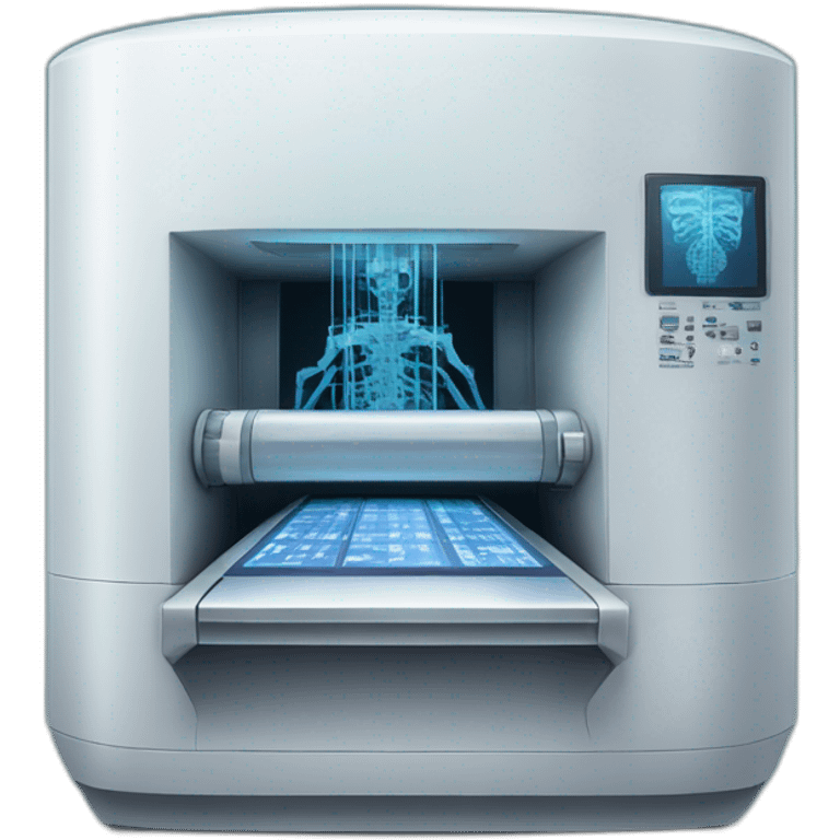 a big xray machine that can scan binary files emoji