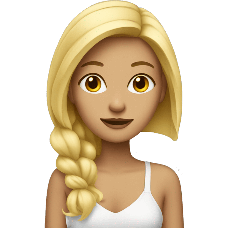 blonde girl emoji