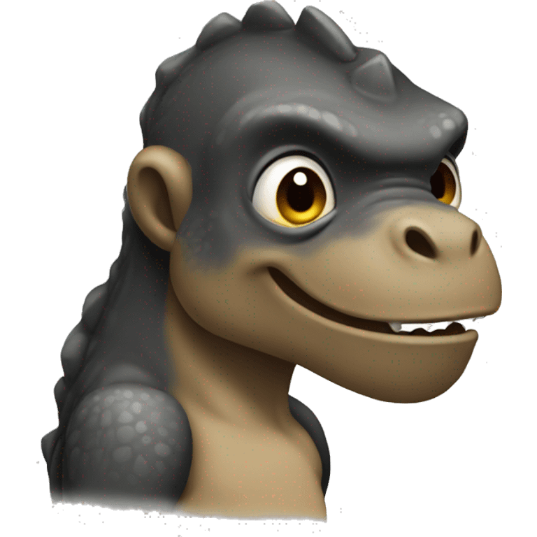 Half dino half monkey  emoji