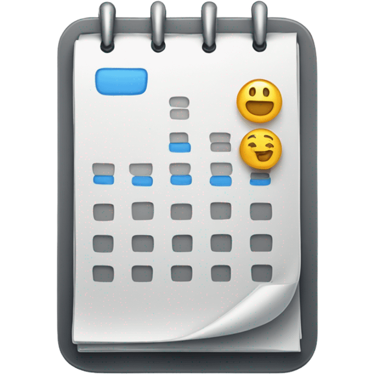 scheduler icon emoji