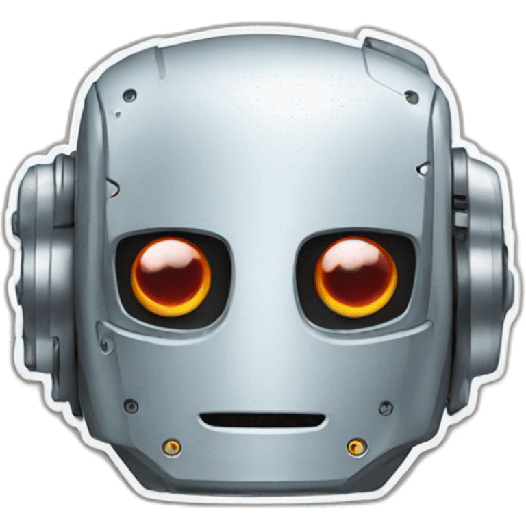 robot face sticker emoji