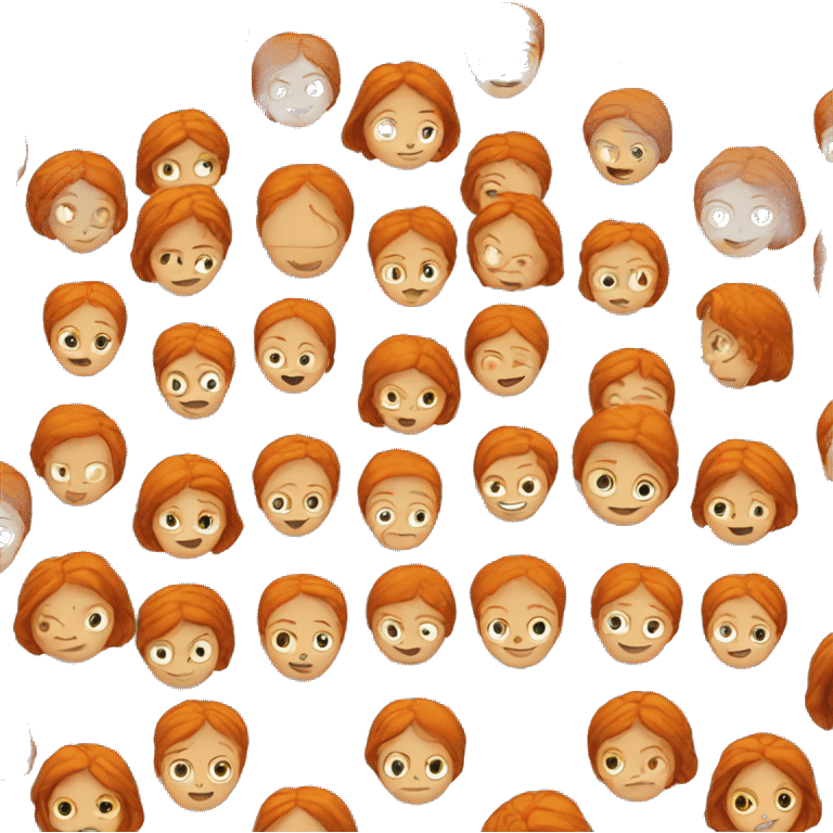 ginger girl emoji