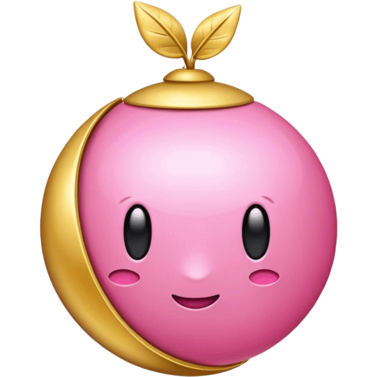 belief gold pink emoji