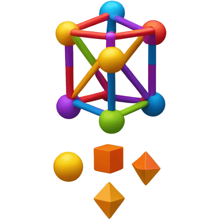 kids toy with geometric figures emoji