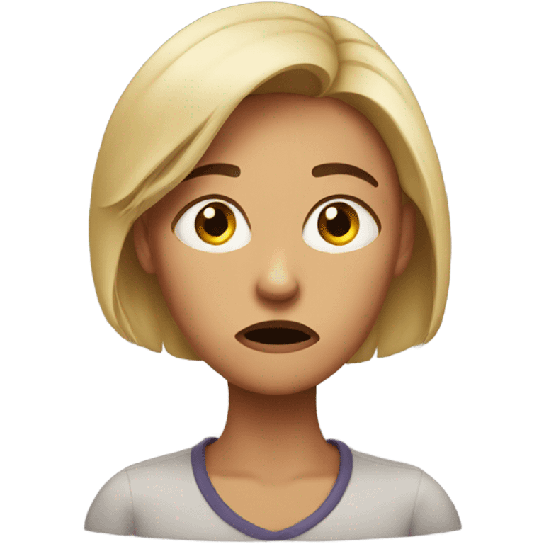 Upset woman emoji