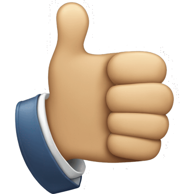 thumbs up emoji inside write Despachante Biazon emoji