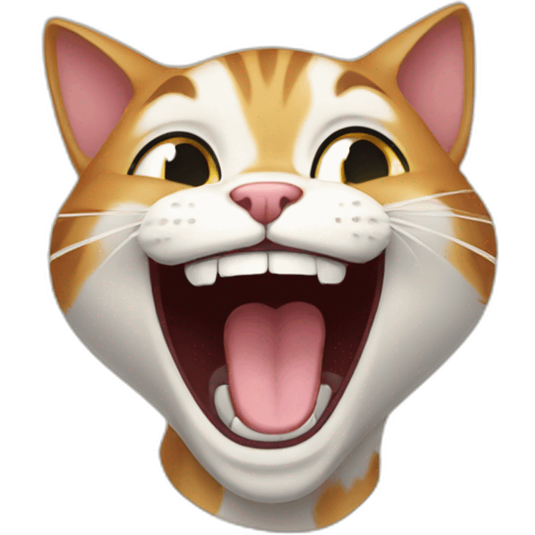 cat laughing emoji