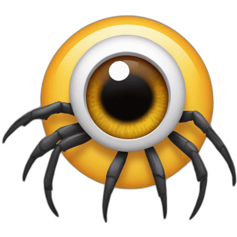 Eye spider emoji