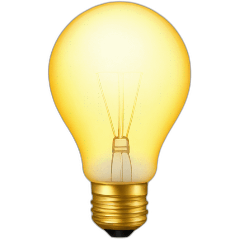 bulb glow emoji