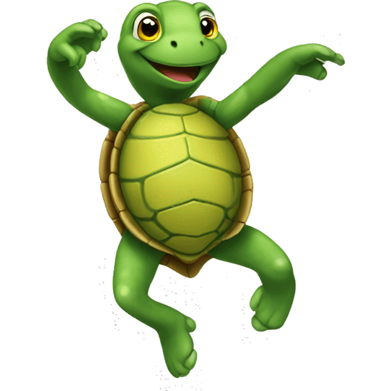 dancing turtle emoji