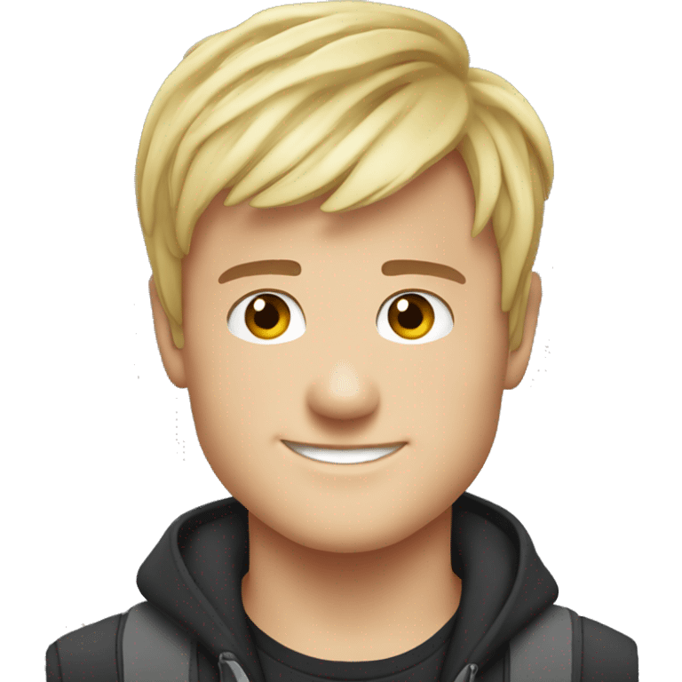 Josh Hutcherson in emoji styl emoji