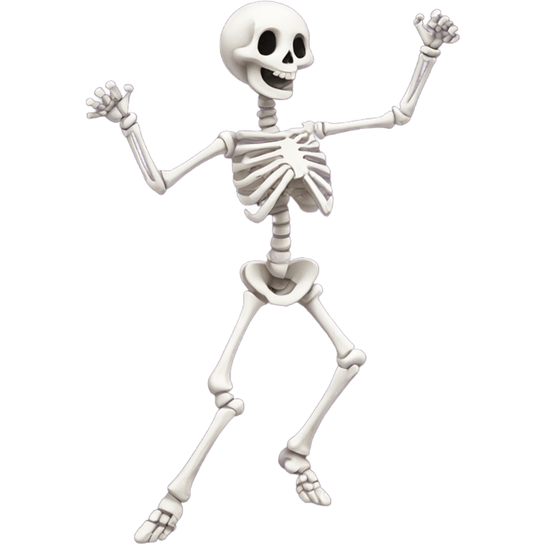 Dancing skeleton  emoji