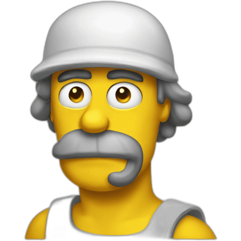 Homer black emoji