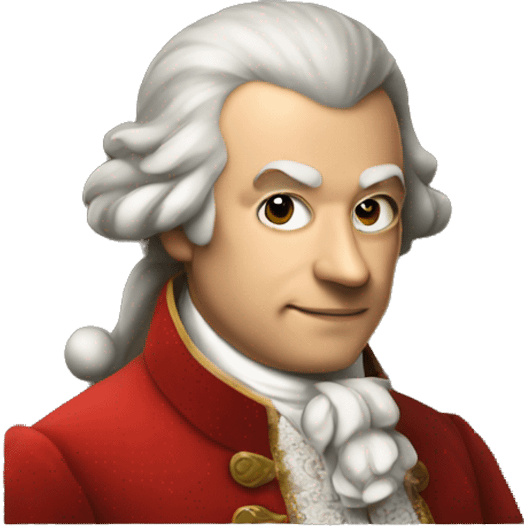 mozart as santa claus emoji