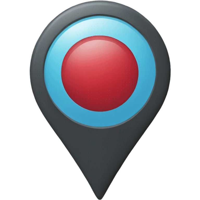 location pin in colour #FF544A emoji