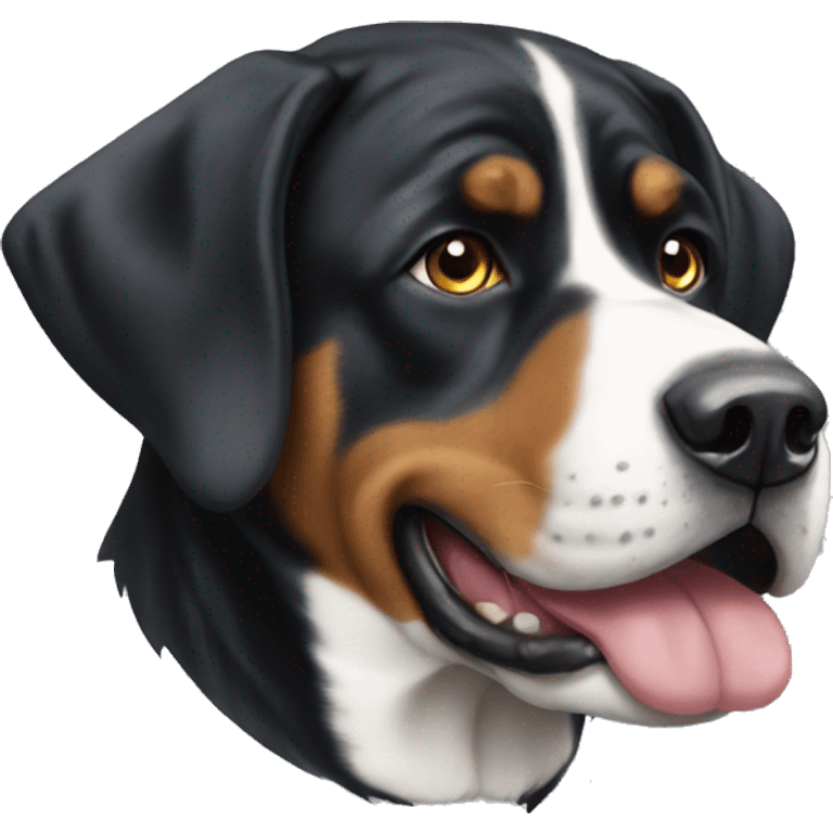 Swiss mountain dog emoji