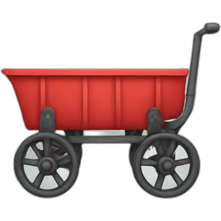 Red wagon emoji