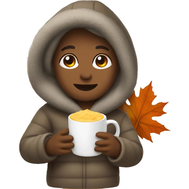 Cozy autumn emoji