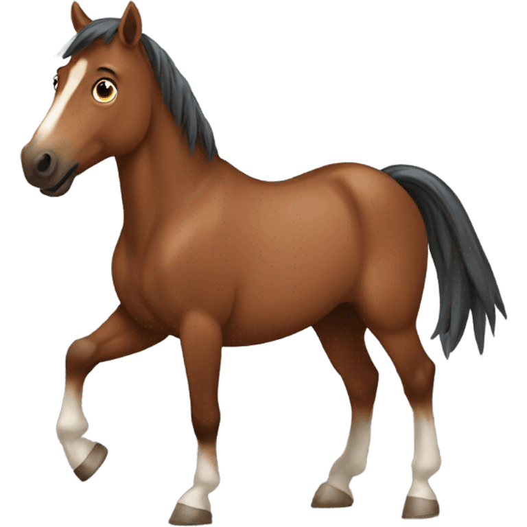 brown horse  emoji