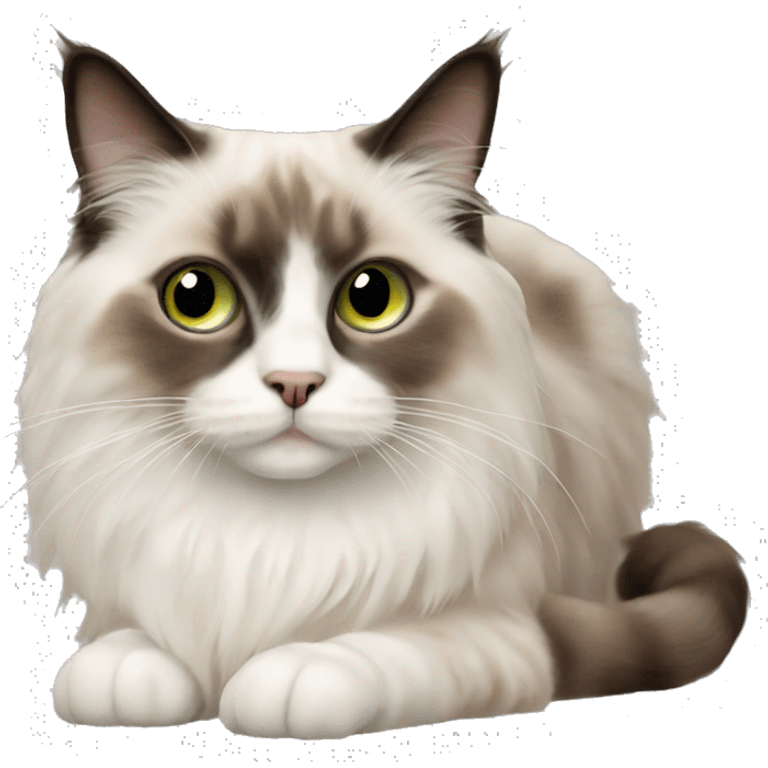 Ragdoll cat breed emoji