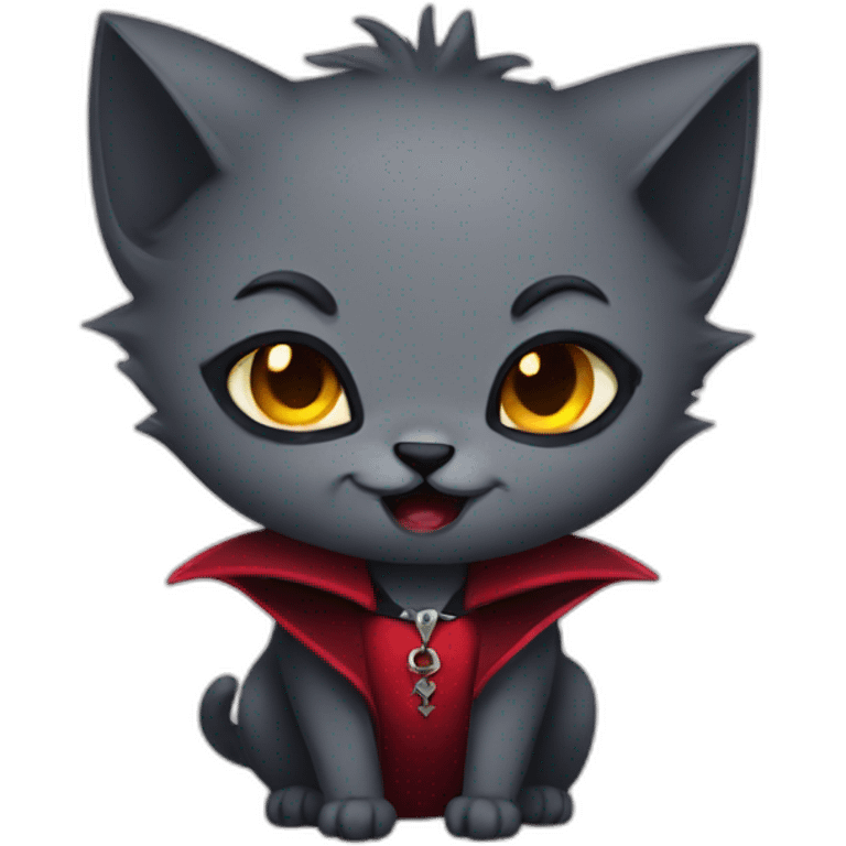 cat vampire emoji