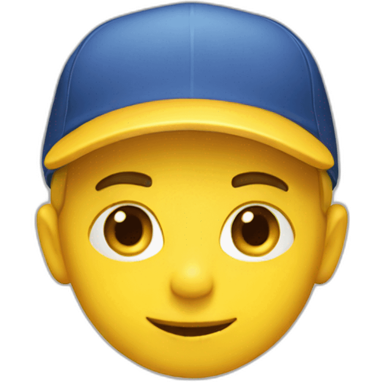 Yellow cap boy emoji