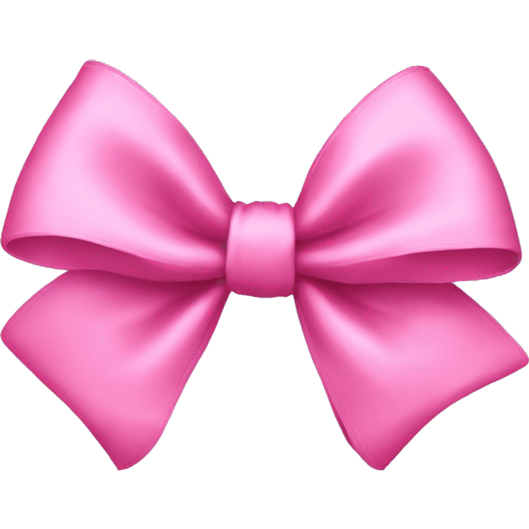 a pink bow emoji