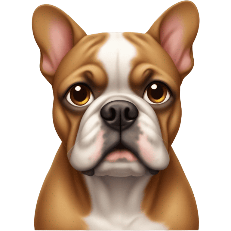 Bouledogues français couleur fauve avec les yeux clairs  emoji