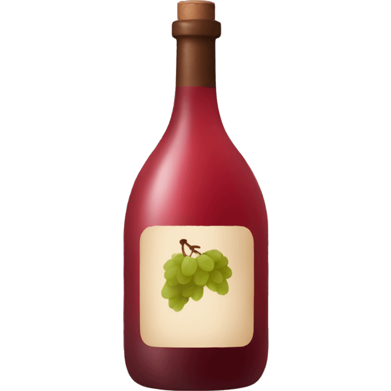 bottle of natural wine emoji