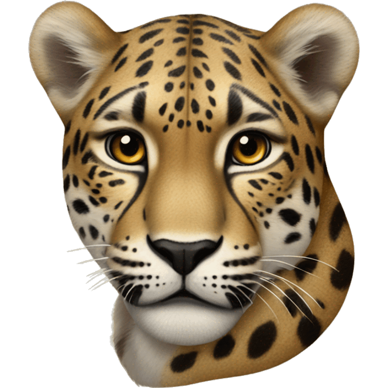 Corazón de leopardo emoji