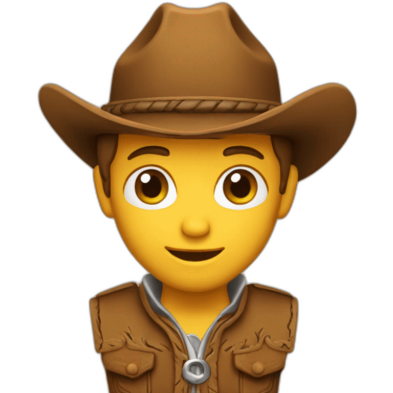 cute cowboy emoji