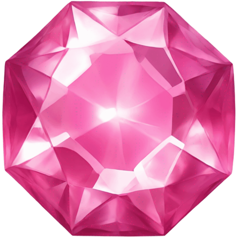 Pink gem emoji