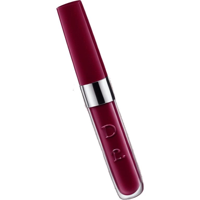 dark red Dior lip gloss emoji