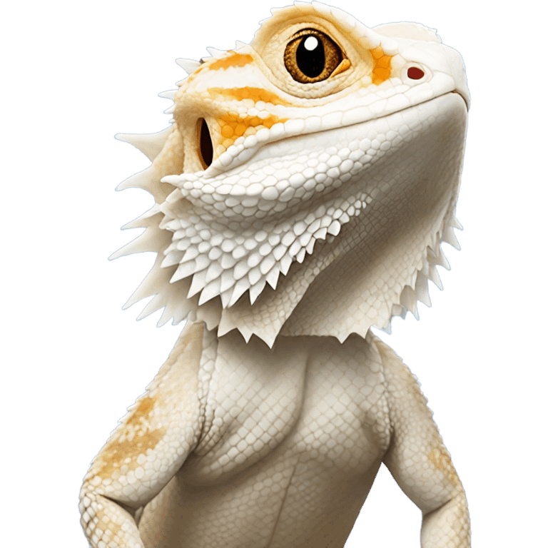 White bearded dragon  emoji