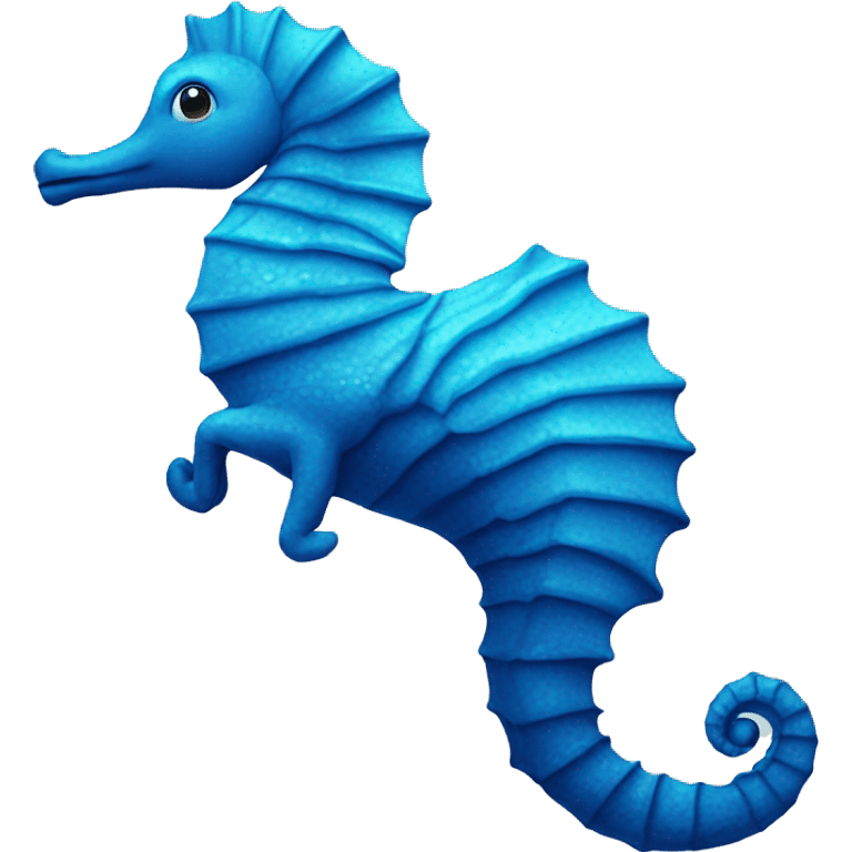 blue seahorse emoji