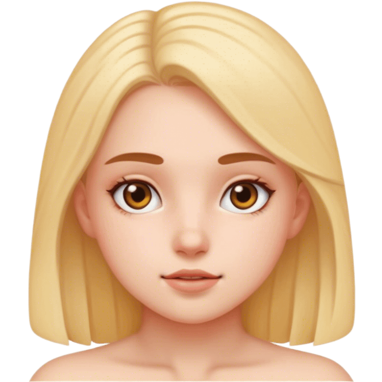 realistic girl indoors portrait emoji