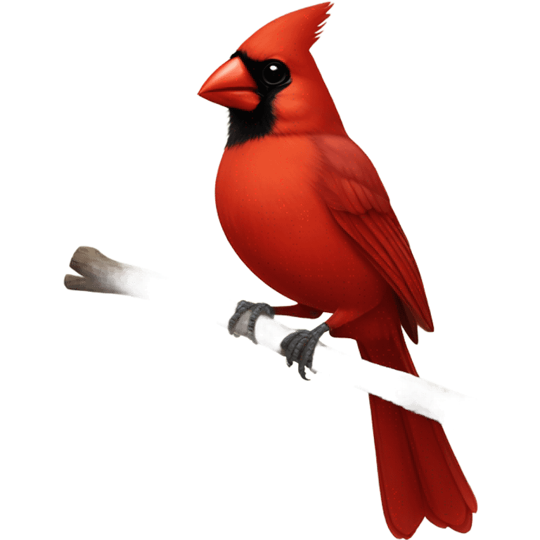 Northern cardinal  emoji