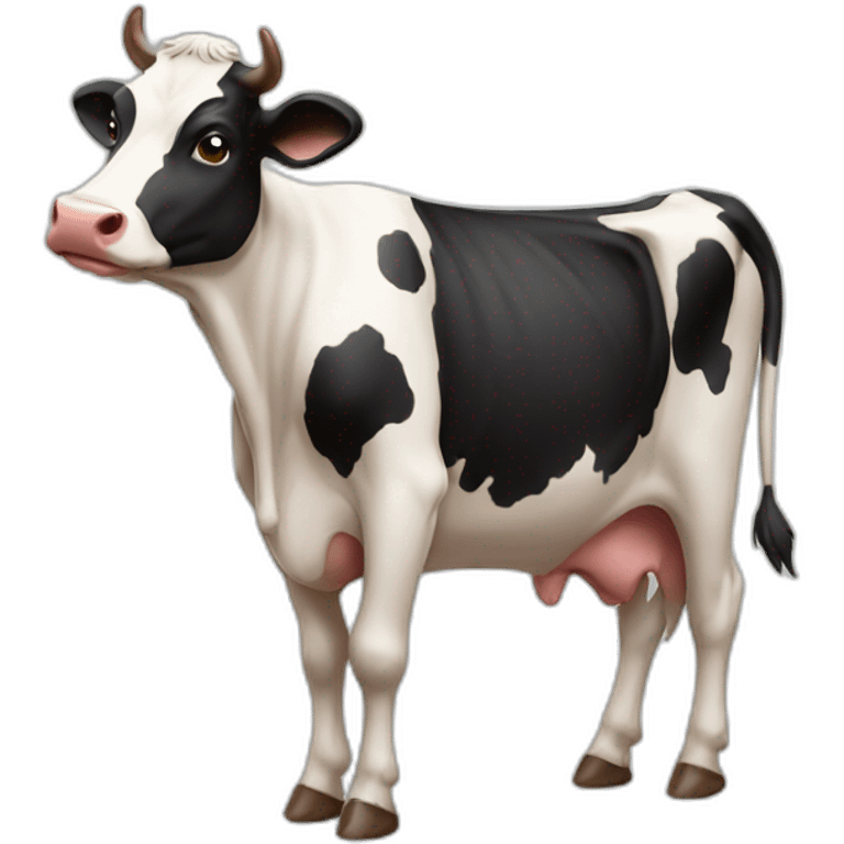 a humain cow emoji