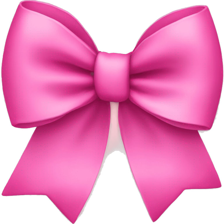 Pink bow emoji