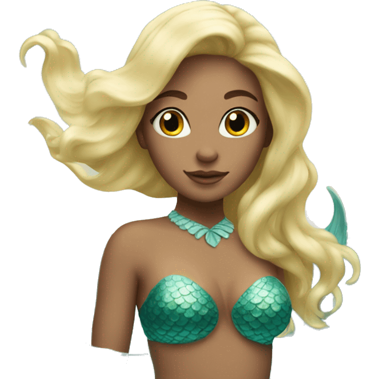 blonde mermaid  emoji