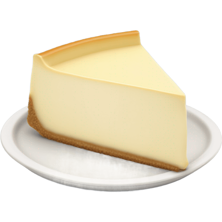 Plain Cheesecake slice emoji