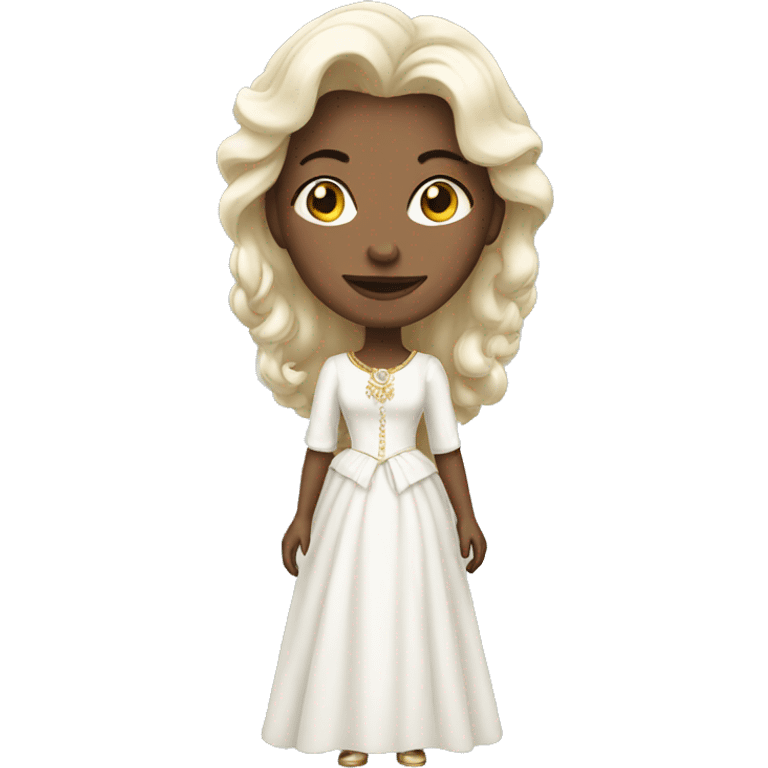 Royal white lady emoji