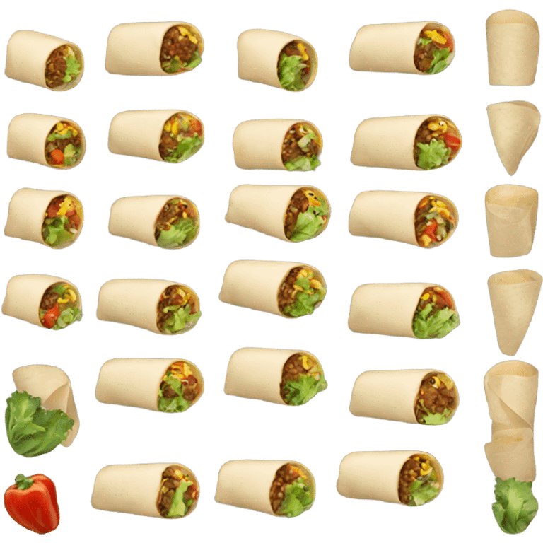  Veggie burrito  emoji