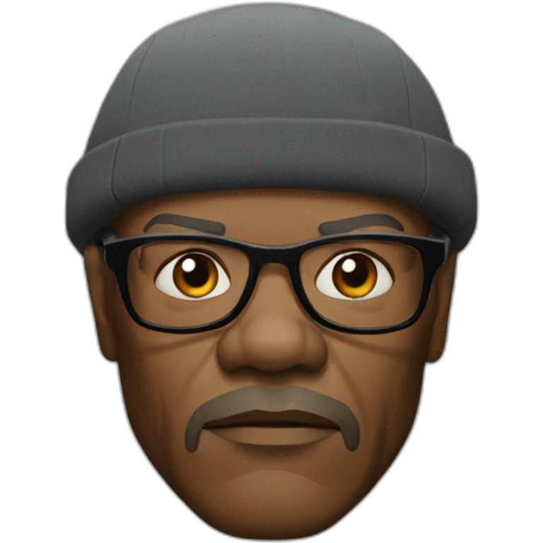 samuel l jackson serious emoji