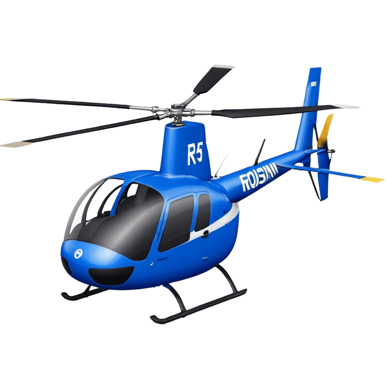 Robinson R44 - Robinson Helicopter Company (Model Year: 2021) (Iconic colour: Blue) emoji