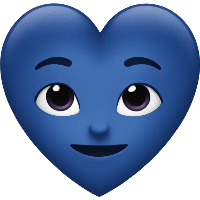 Indigo Heart emoji