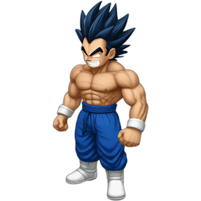 Vegetto blue emoji